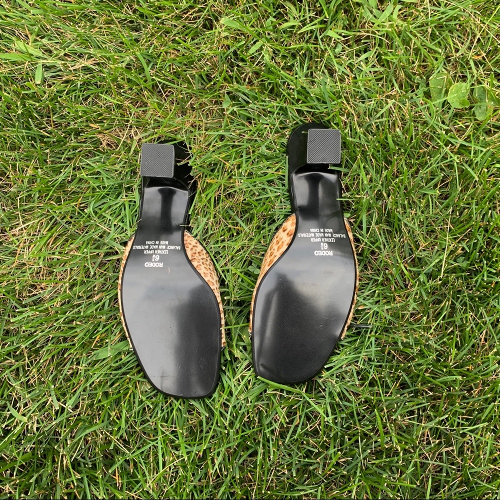 Leopard Print Heels - image 2